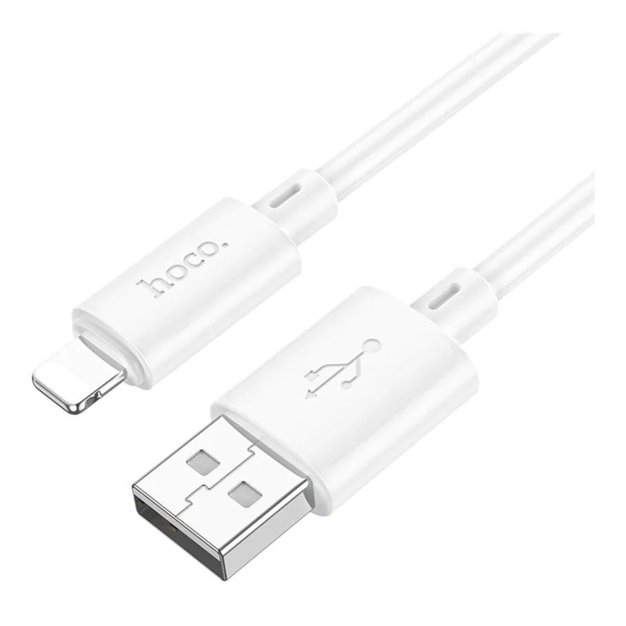 USB Hoco X88 Gratified Lightning 2.4A 2m (Белый)