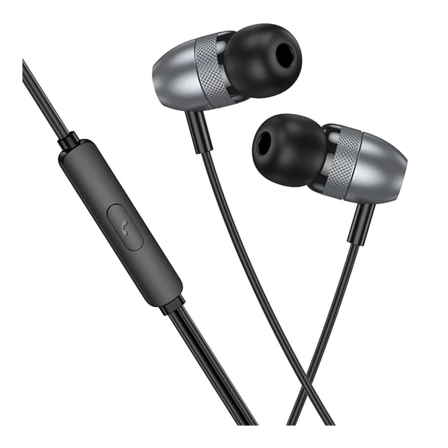 Наушники Borofone BM95 Type-C (Черно-Серый)