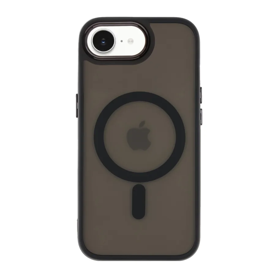 Чехол TPU+PC Space Magnetic Color with Magsafe для iPhone 17e/16e (Black)
