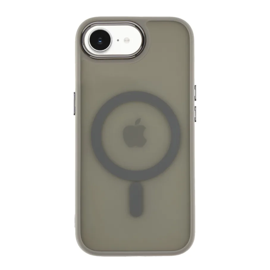 Чехол TPU+PC Space Magnetic Color with Magsafe для iPhone 17e/16e (Grey)