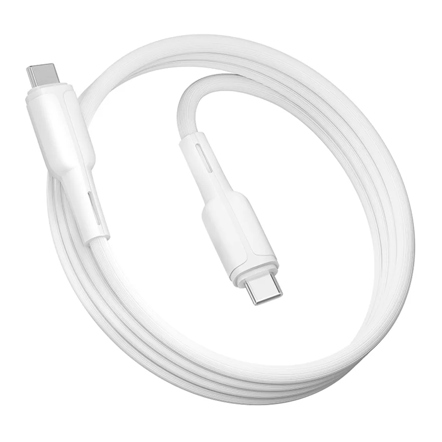 Кабель USB Ridea RC-CO10 CommonPro 60W Type-C to Type-C, цвет белый