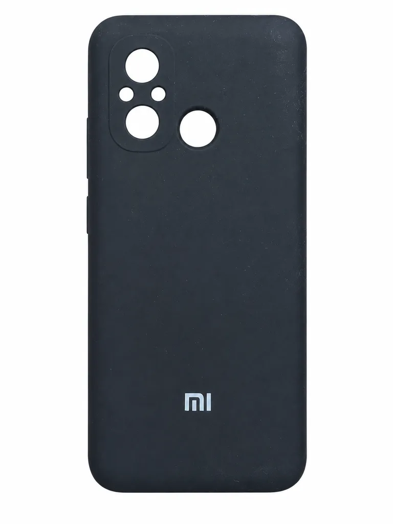 Чехол Silicone Case for Xiaomi Redmi 12c (черный)