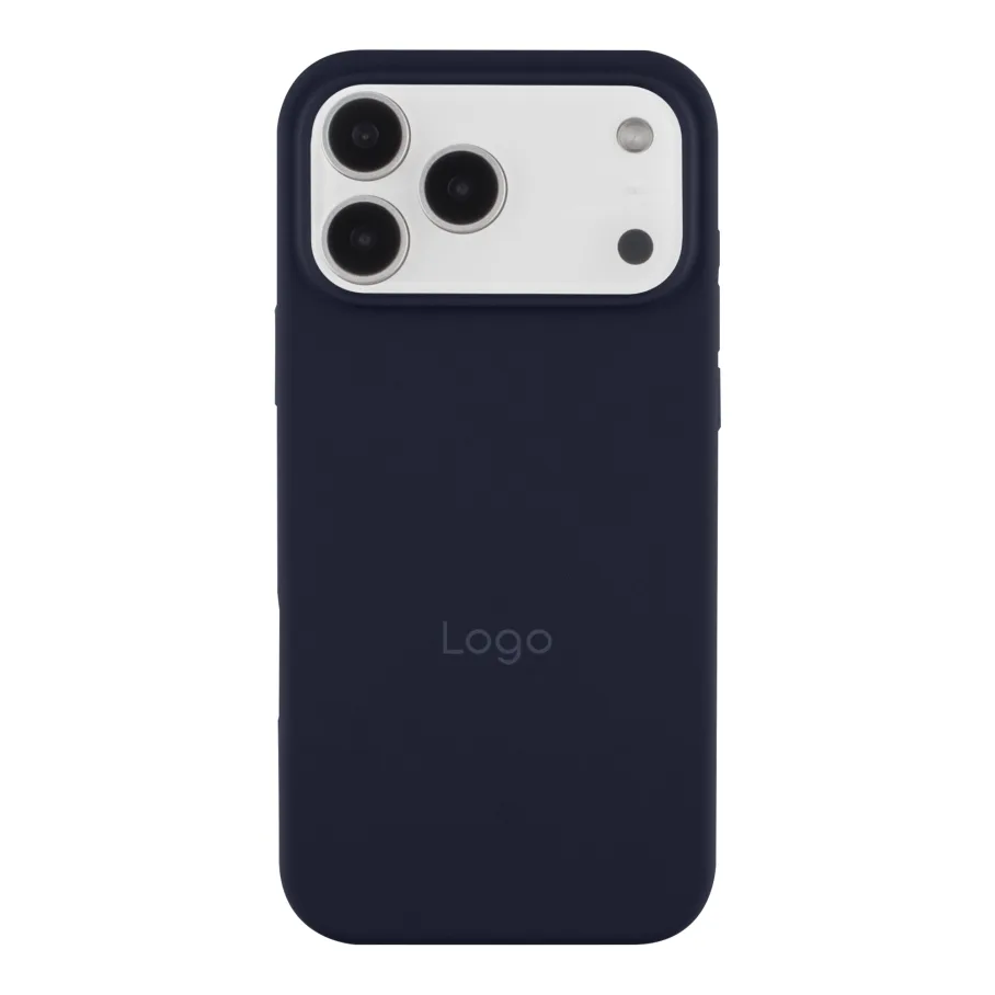 Чехол Silicone Case Full Size (AA) для iPhone 18 Pro Max (08.Dark Blue)
