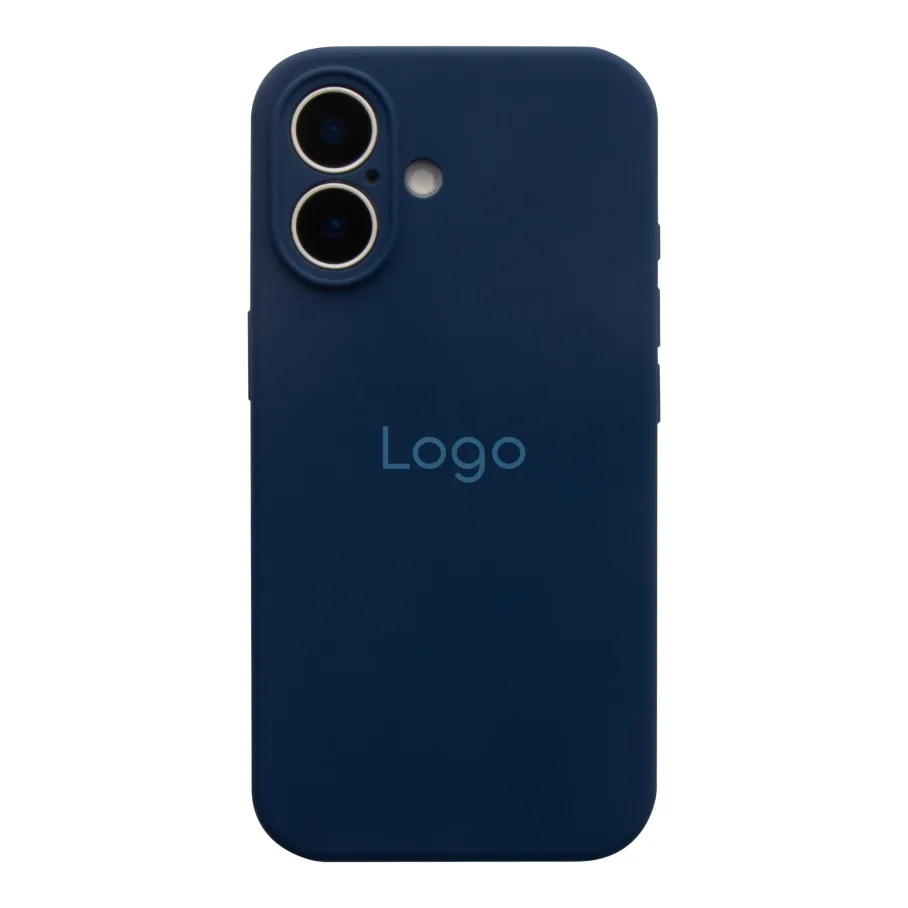 Чехол Silicone Case Full Size with Frame для iPhone 17 (70.Deep Navy)