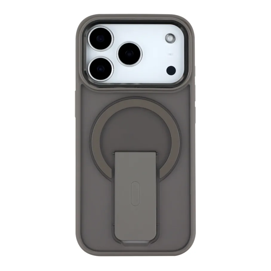 Чехол TPU+PC FlexGuard Magnetic Ring Stand для iPhone 18 Pro/17 Pro (Titanium)