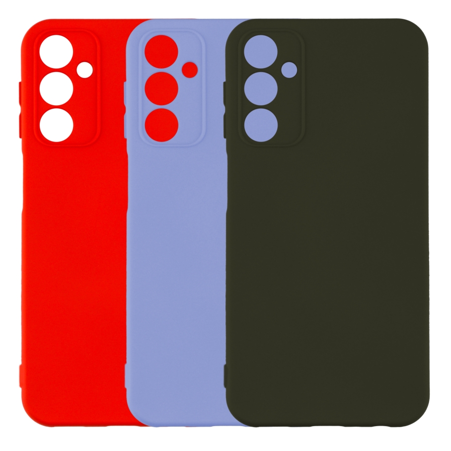 Чехол Silicone Cover Full Camera (A) для Samsung Galaxy A22 5G (A226) / F42 5G / A22s (18.Black)