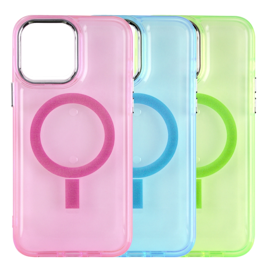 Чехол Glass TPU Prism Circles for Apple Iphone 11 Pro Max (1, Orange-Yellow)