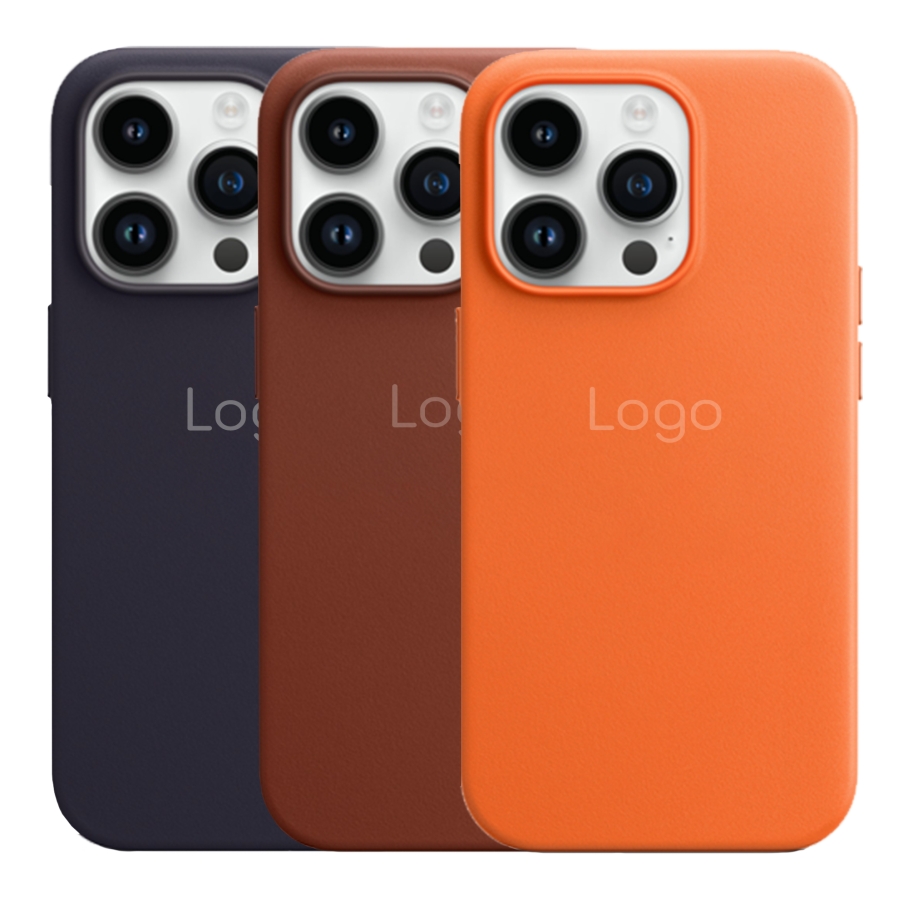 Чехол Leather Croc Case для Apple Iphone 12 / 12 Pro (Orange)