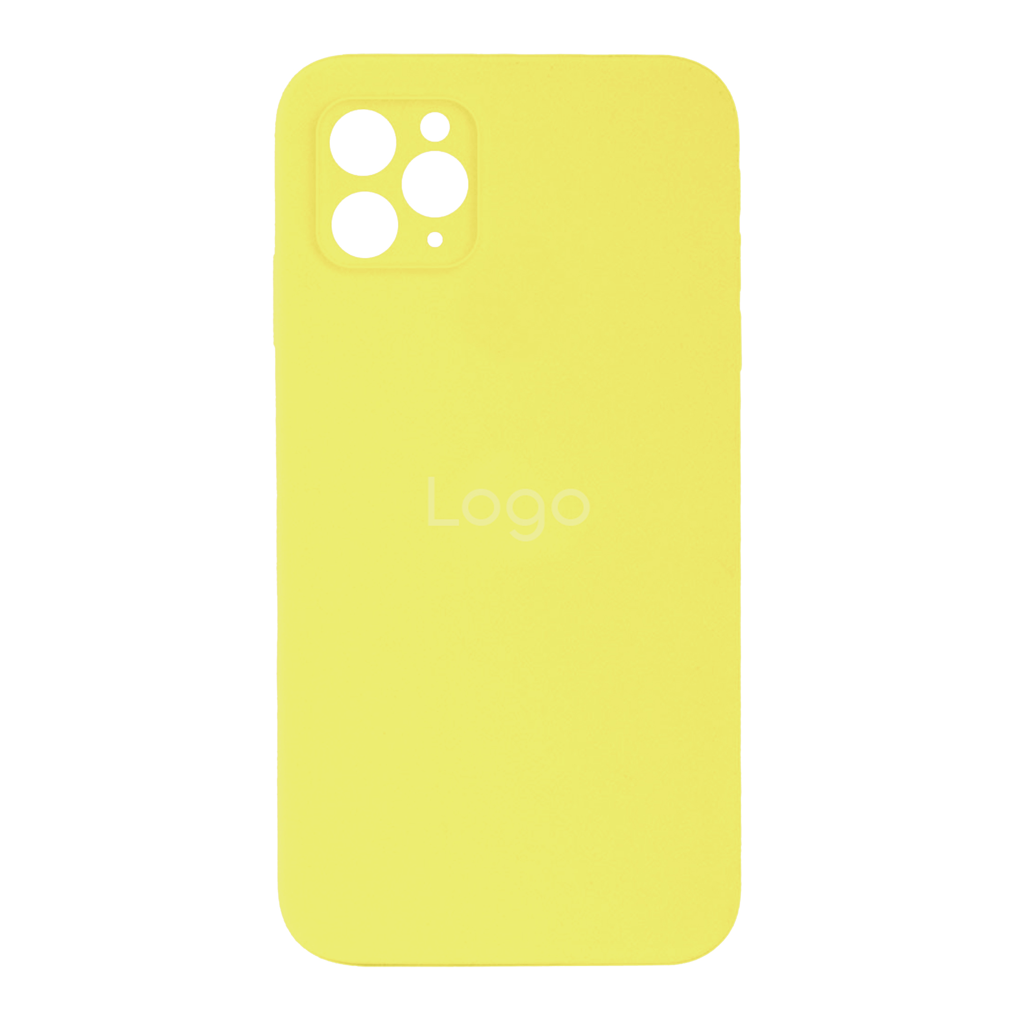 Чехол Silicone Case Copy Apple iPhone 11 Square (Mellow Yellow,14)