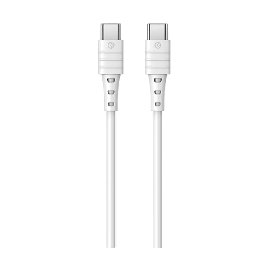 USB кабель Remax RC-181t PD 65W, формат Type-C to Type-C, цвет белый