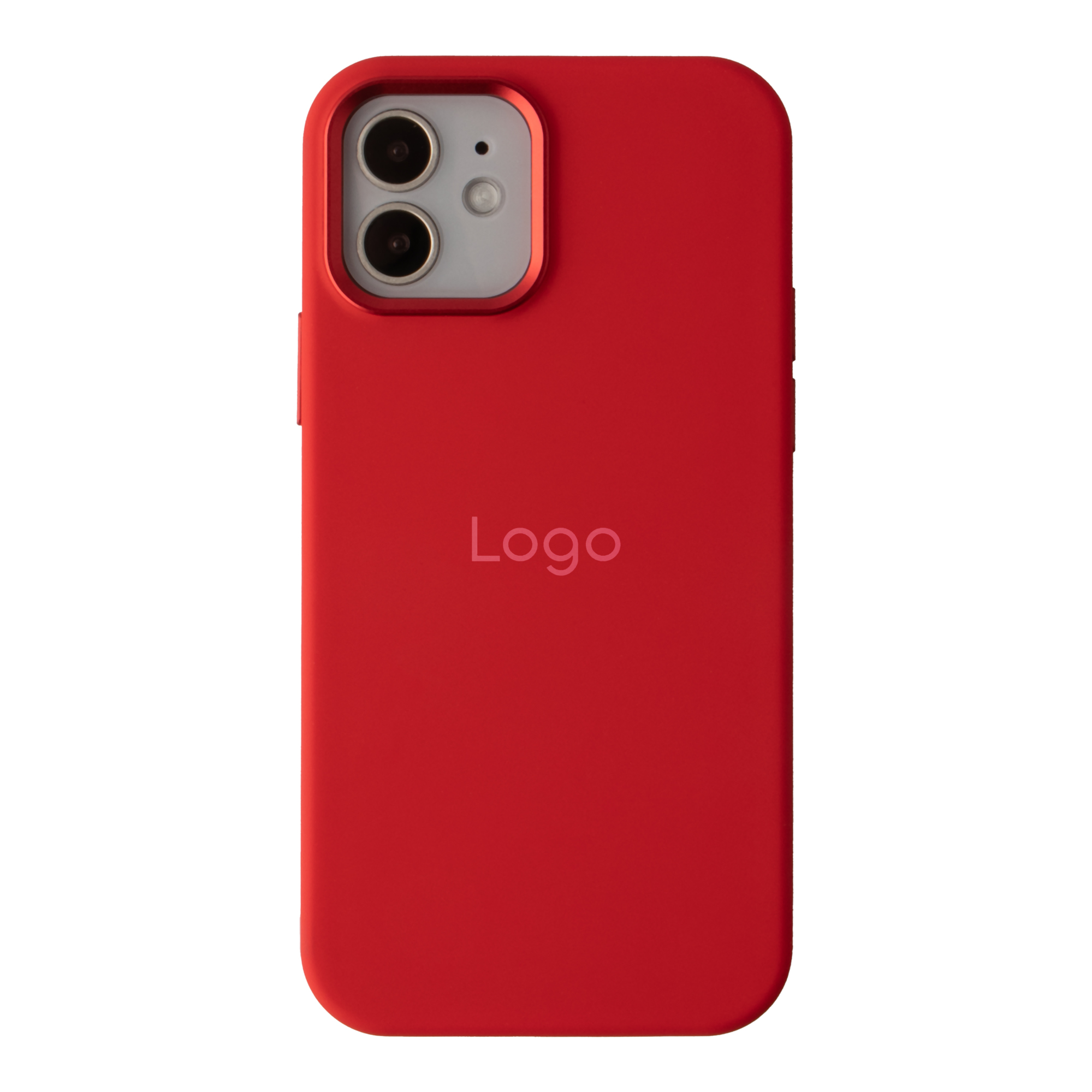 Чехол Silicone Case Copy Apple iPhone 12 Pro Max Square (Red, 12)
