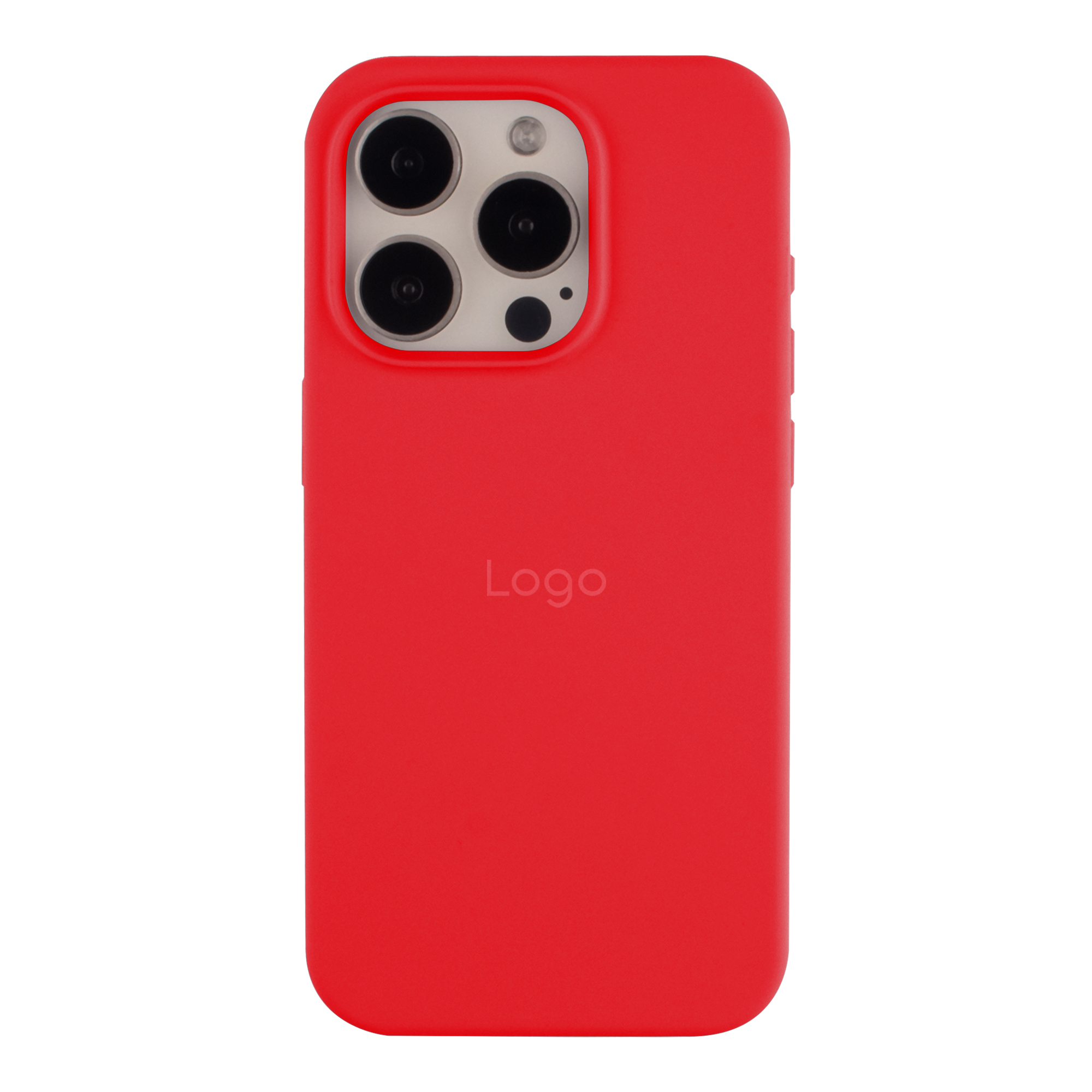 Чехол Silicone Case Full Size (AA) для iPhone 15 Pro (14.Red)