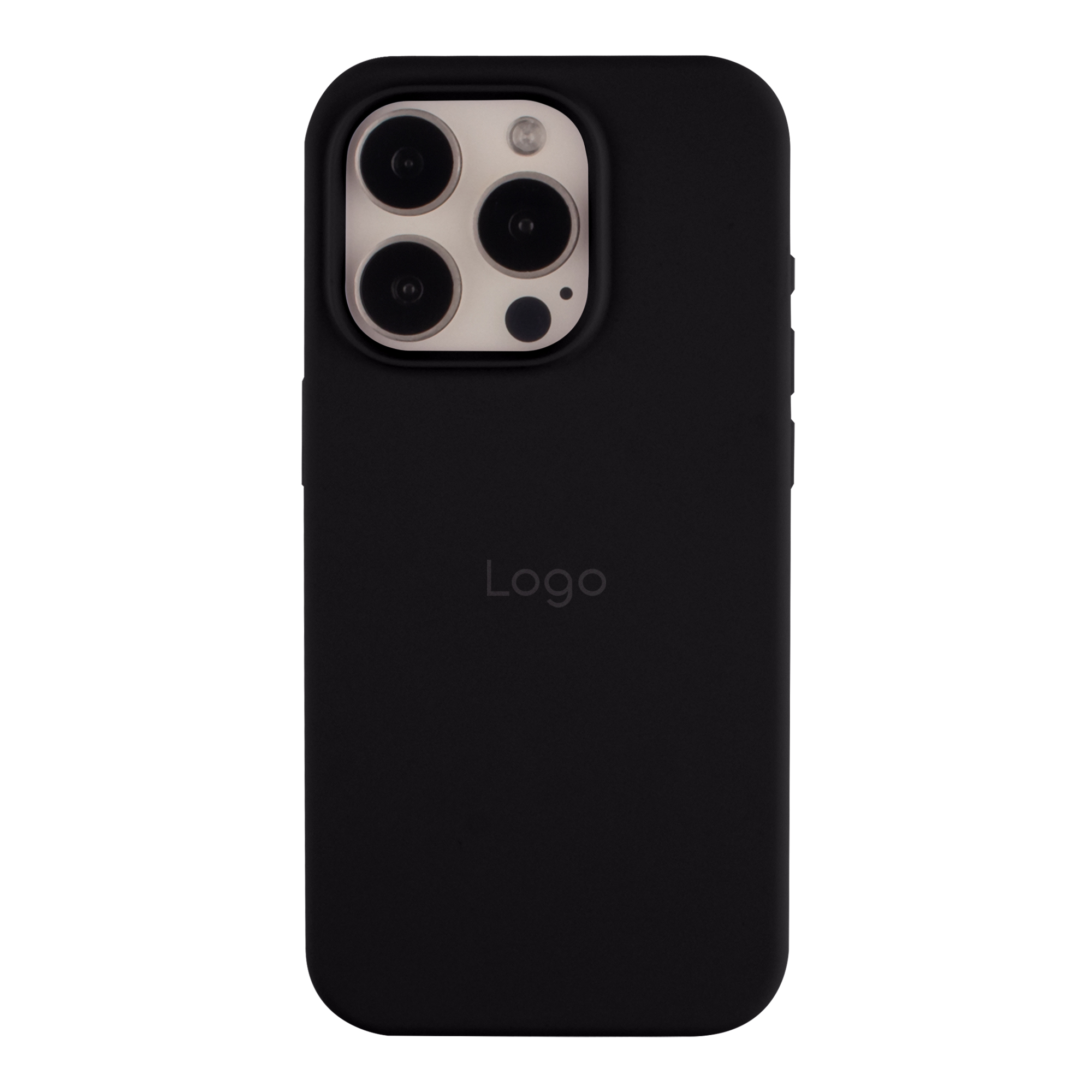 Чехол Silicone Case Full Size (AA) для iPhone 15 Pro (18.Black)