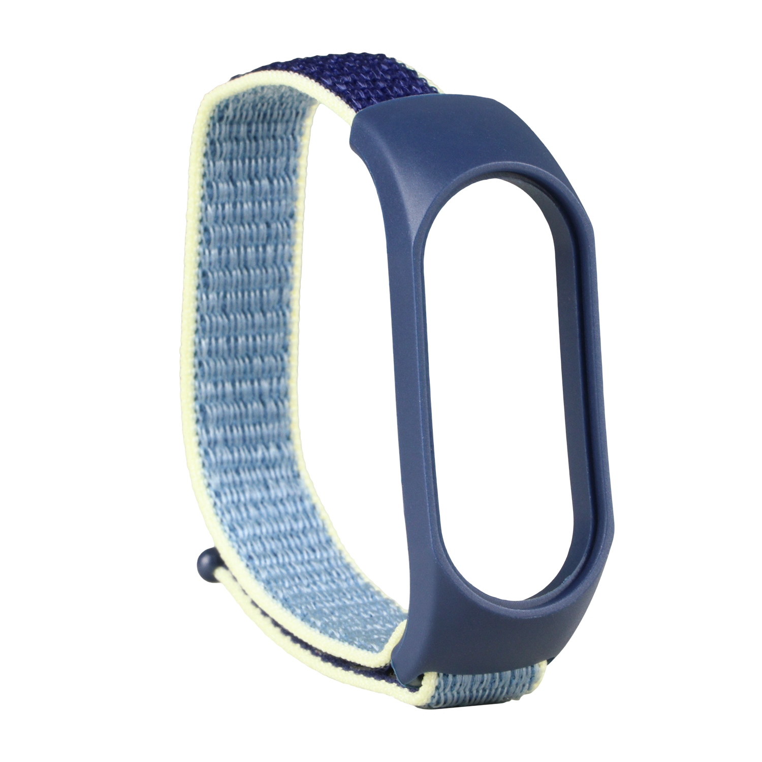 Ремешок для Xiaomi Mi Band 8 / 9 Nylon (Blue/Yellow)