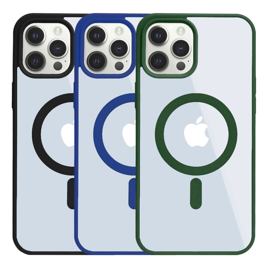 Чехол Glass TPU Prism Circles for Apple Iphone 11 Pro Max (3, Green-Blue)