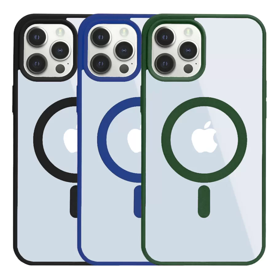 Чехол для iPhone 14 Pro Max с MagSafe, цвет светло-голубой