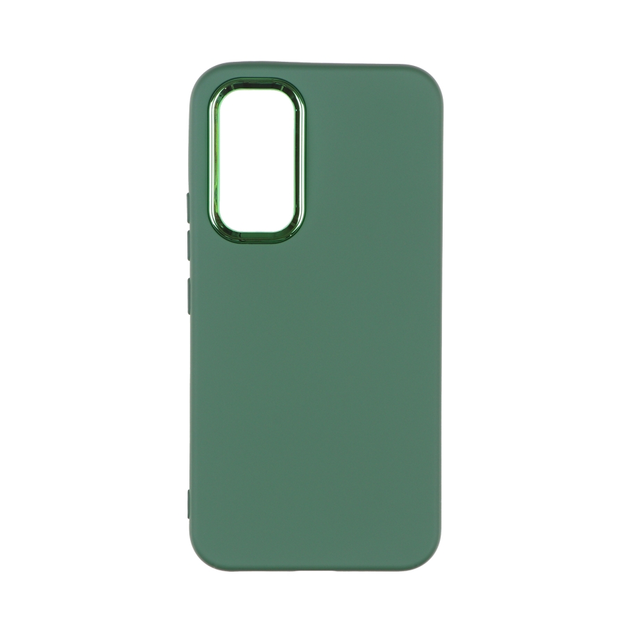 Чехол Silicone Cover Metal frame (AA) для Samsung Galaxy A24 4G (45.Army green)