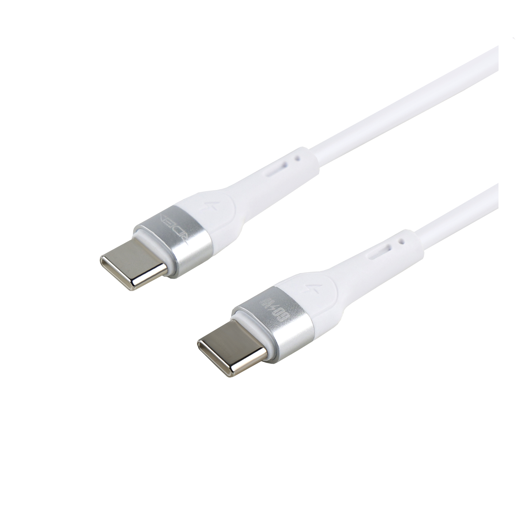 USB Ridea RC-XS51 X-Silicone Type-C to Type-C 60W 1.2m (Белый)