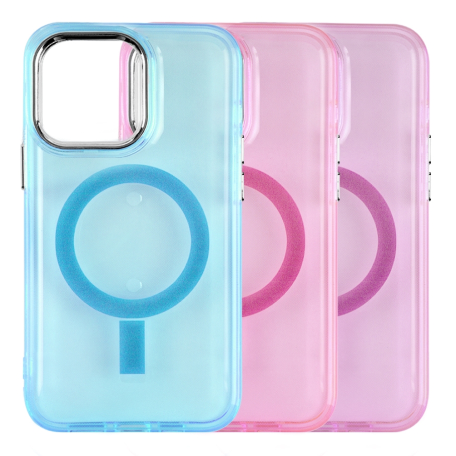 Чехол TPU+PC Foggy with Magsafe для Iphone 13 (Purple)