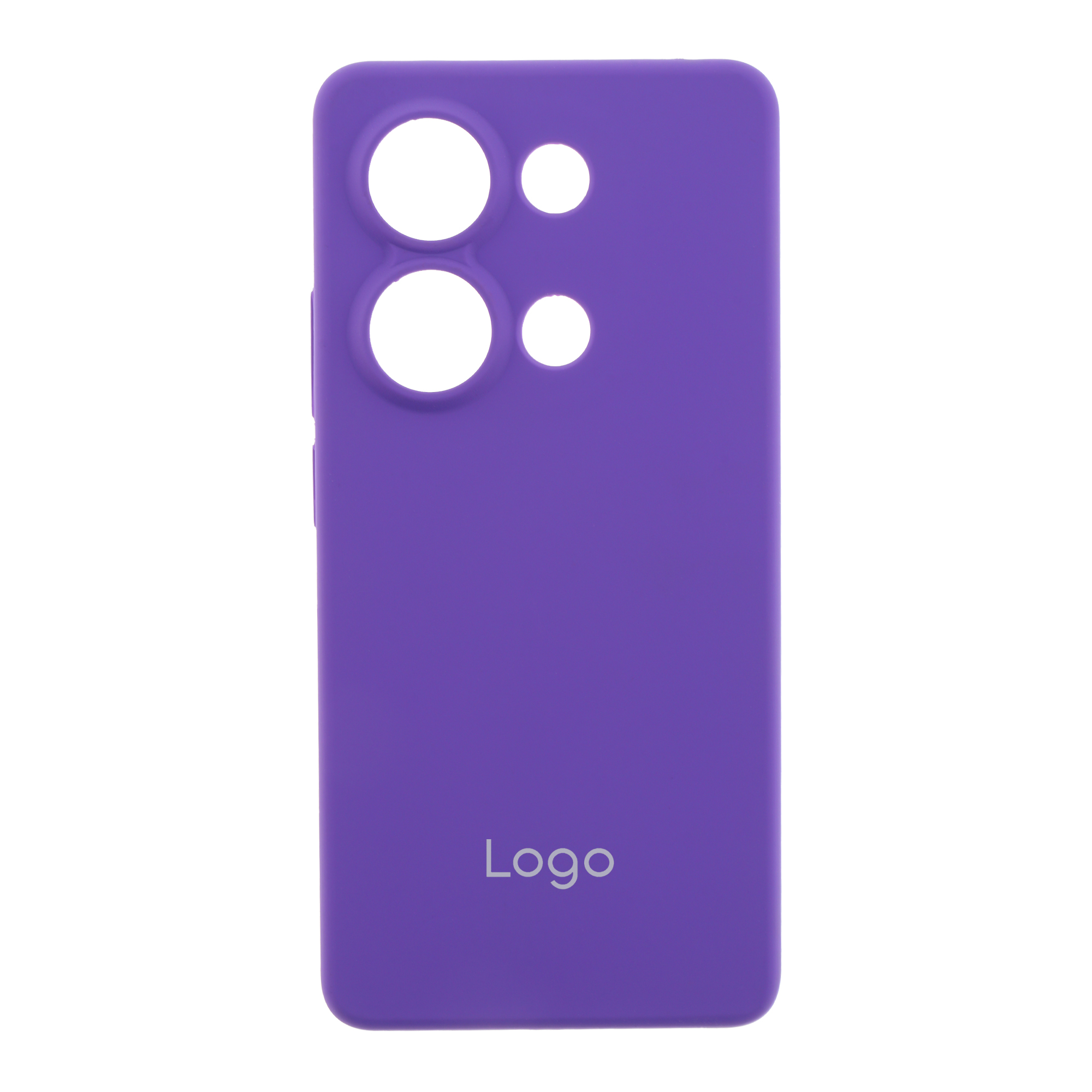 Чехол Silicone Cover Full Camera (A) для Xiaomi Redmi Note 13 Pro 4G (39.Elegant Purple)