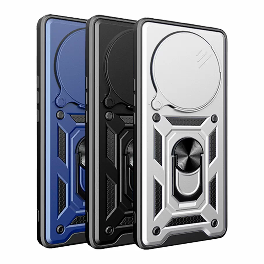 Armor Case для Xiaomi Redmi 9T, с шторкой, цвет черный