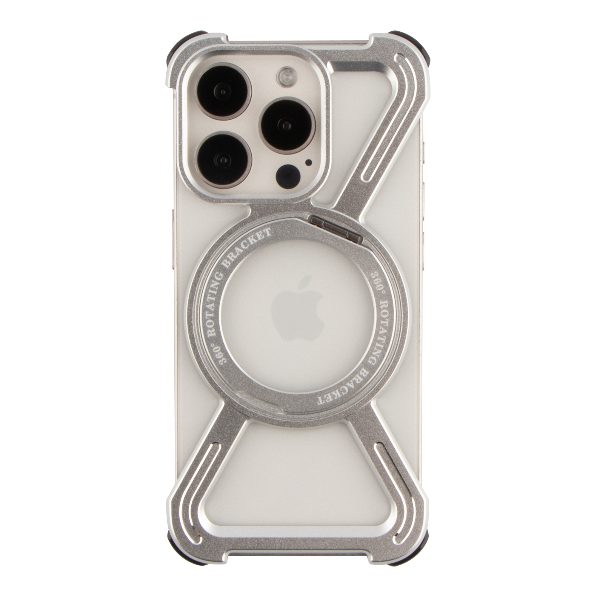 Чехол AG-ACRYLICS  Magsafe for Apple Iphone 15 (Silver Grey Titanium)