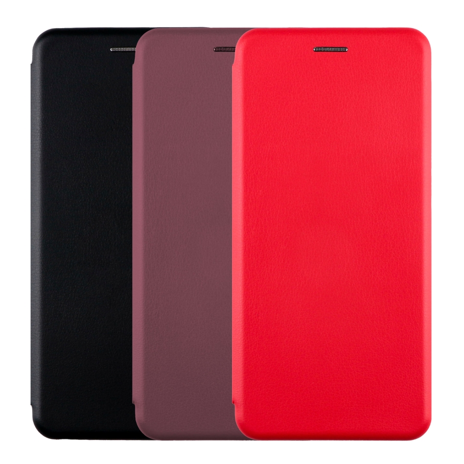 Чехол-Книжка Оригинал Кожа Xiaomi Redmi Note 8 Pro (Золотой)