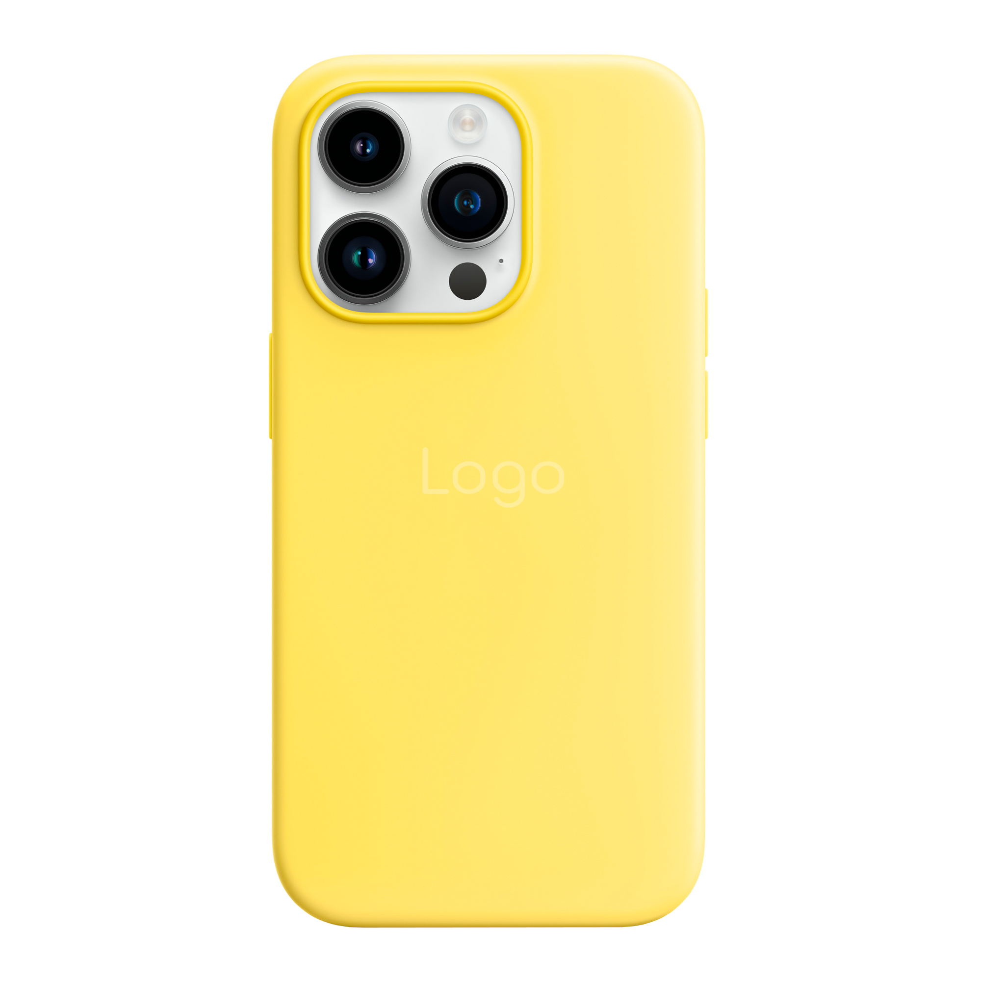 Чехол Silicone Case Copy Apple iPhone 14 Pro Square (Yellow, 09)