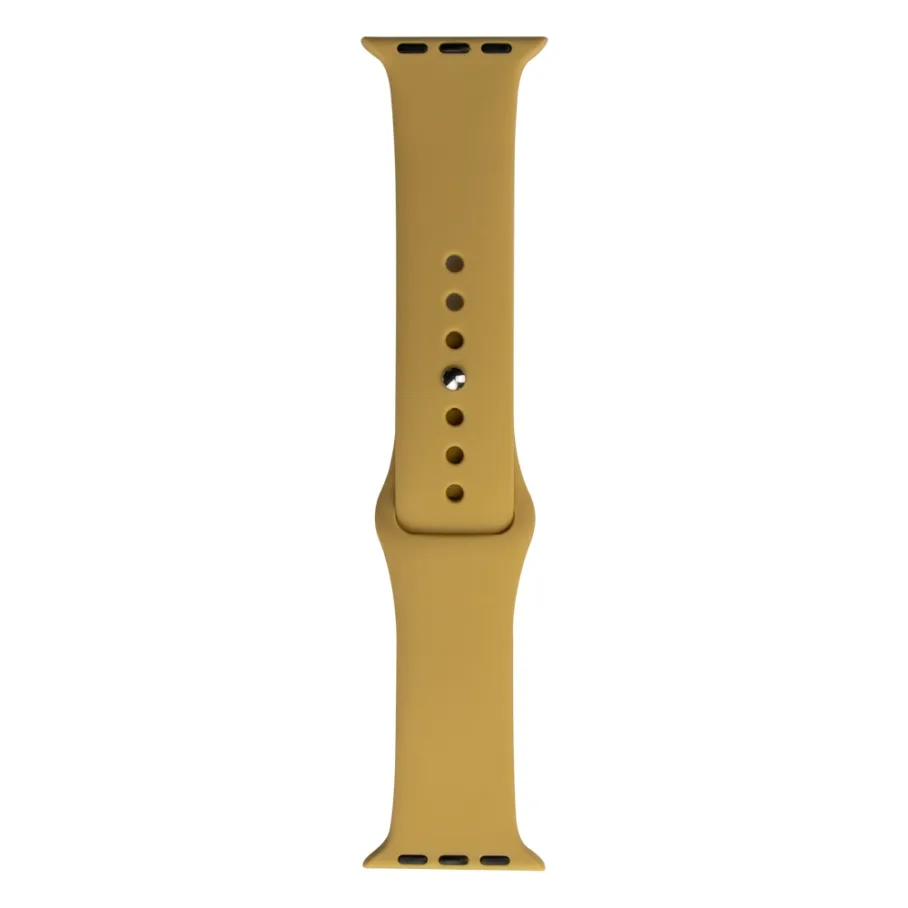 Ремешок для Apple Watch Band Silicone One-Piece, размер 38/40/41 mm, цвет золотой