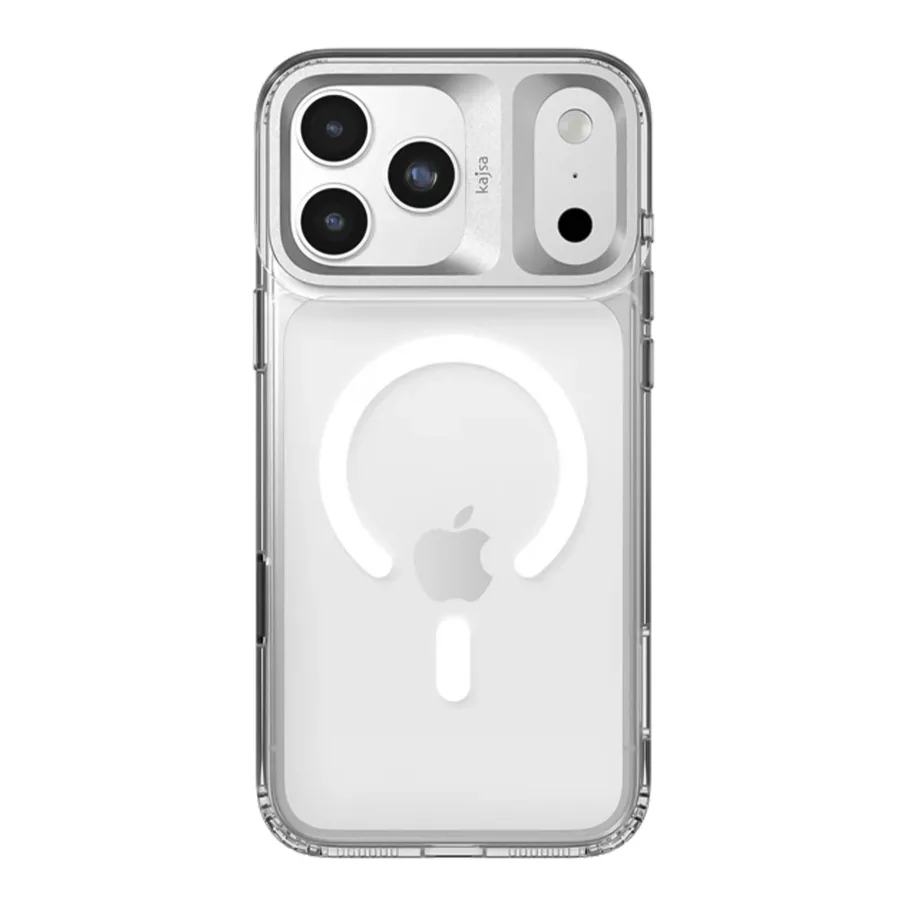 Чехол для iPhone 17 Pro Max с MagSafe, цвет серебристый
