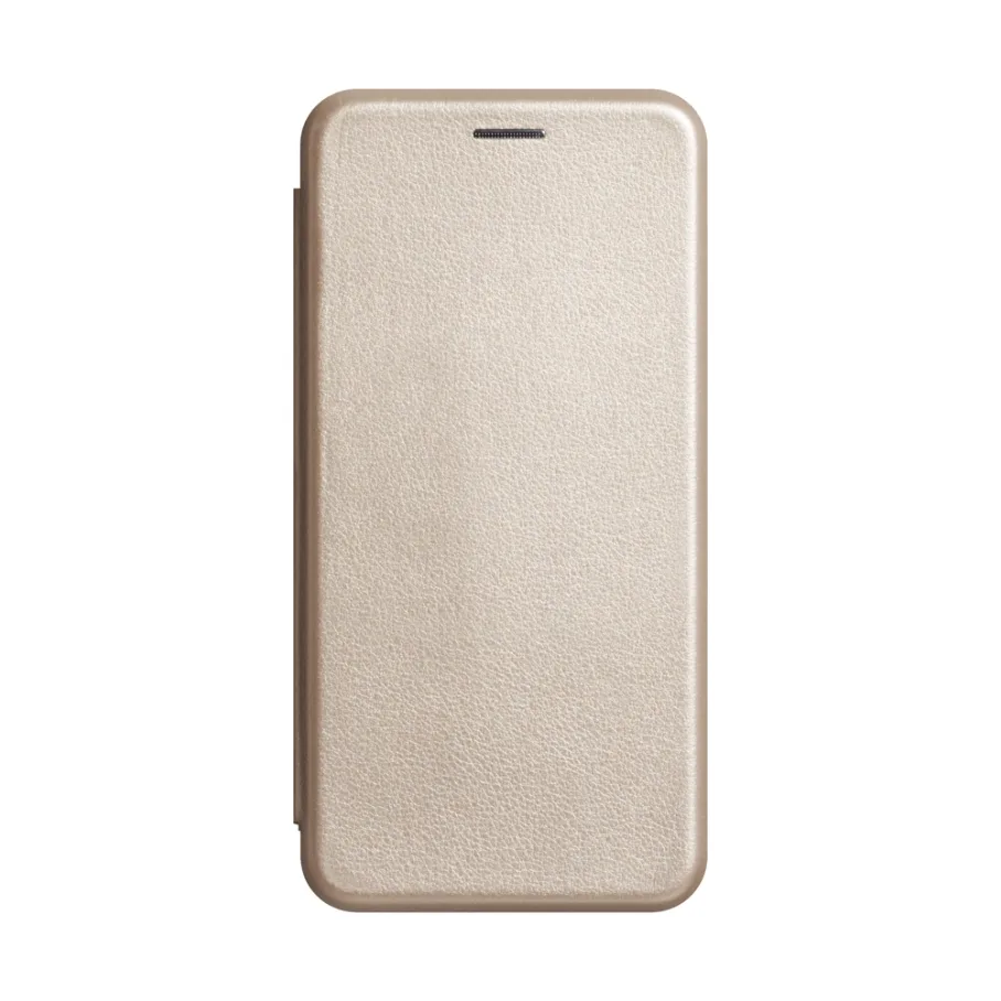 Чехол-книжка кожа для Samsung M20, цвет золотой