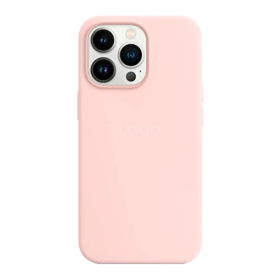 Чехол Silicone Case with MagSafe для iPhone 13 Pro Мятая упаковка Chalk Pink