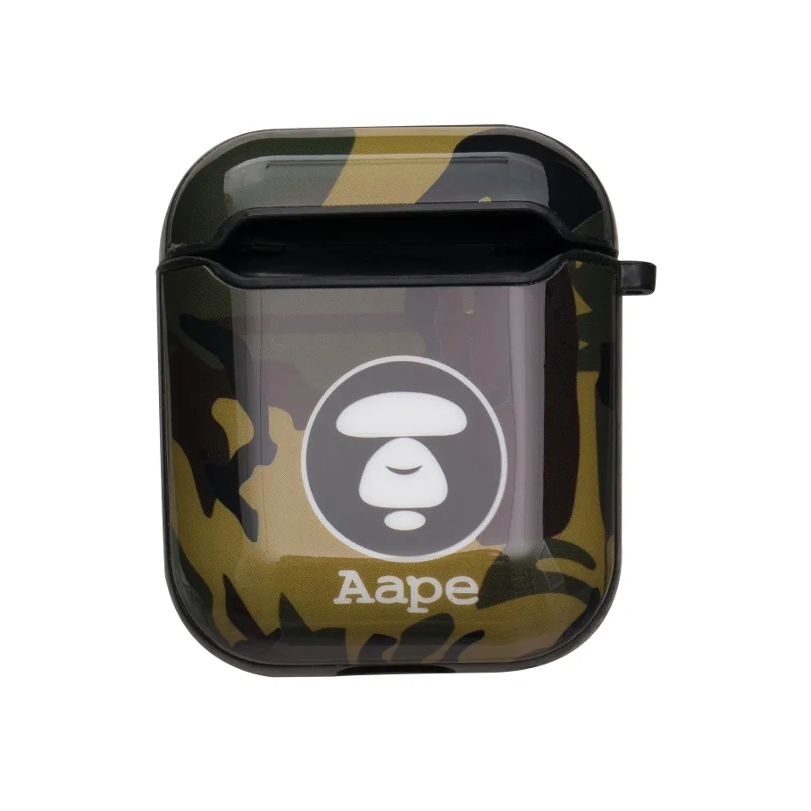 Футляр для AirPods 1/2 Glossy, цвет зеленый