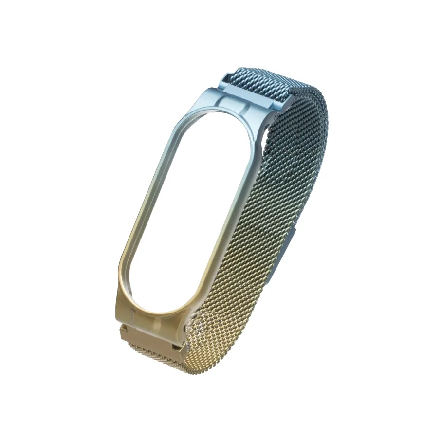 Ремешок для Xiaomi Mi Band 5, цвет градиент синий золотой