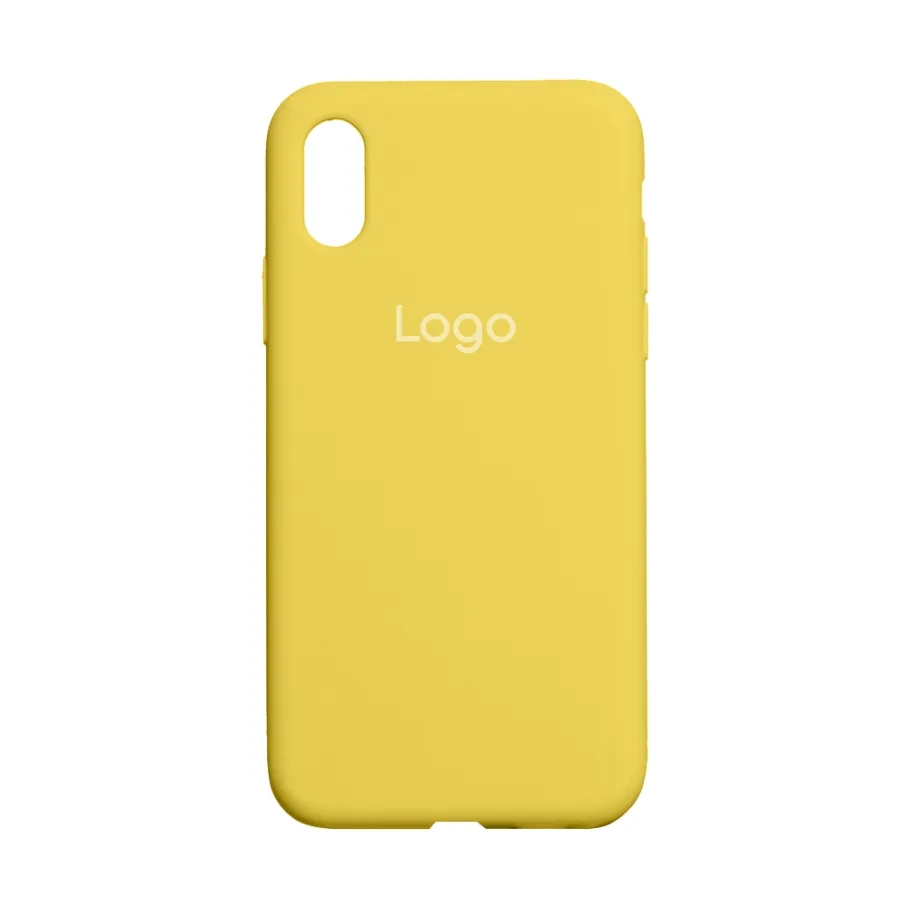 Чехол для iPhone Xr, цвет желтый