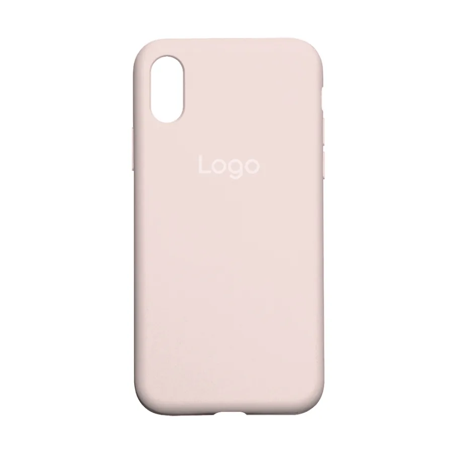 Чехол для iPhone Xs Max, цвет меловый розовый