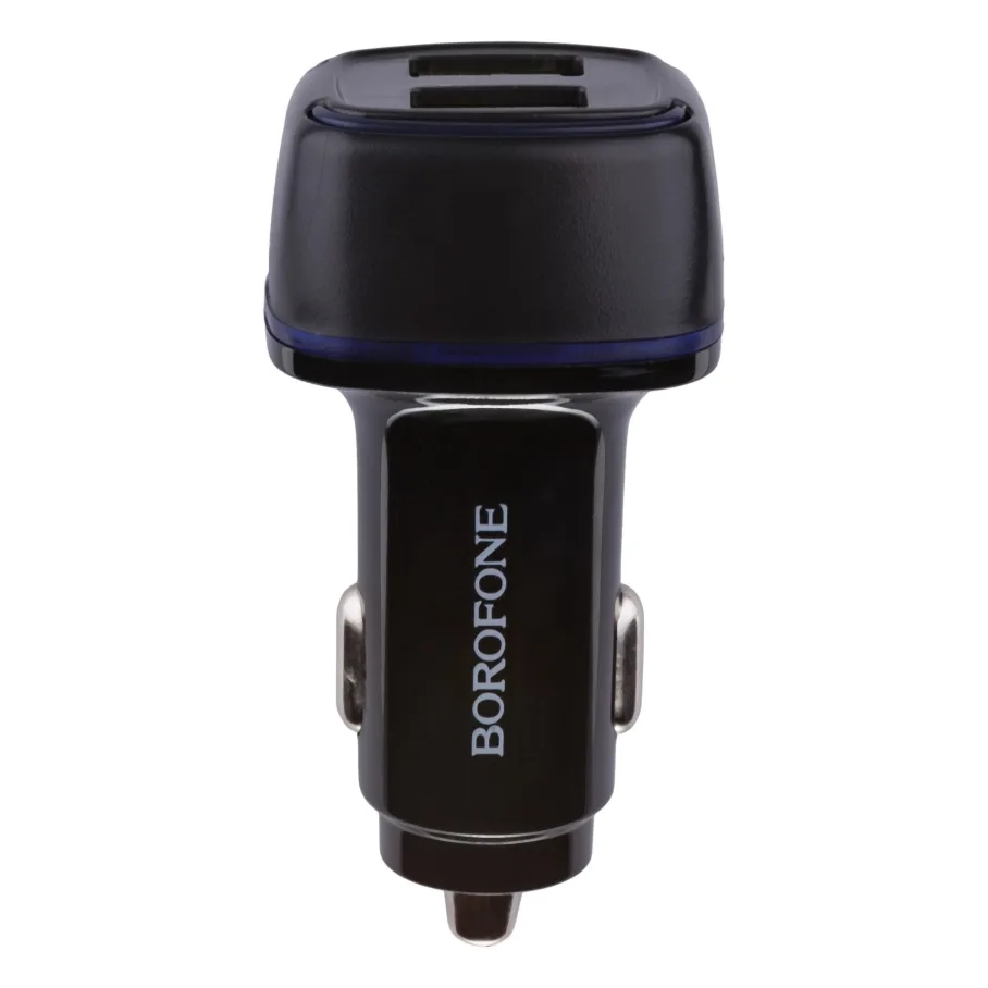 Авто Зарядное Устройство Borofone BZ14 2USB 2.4A, цвет черный