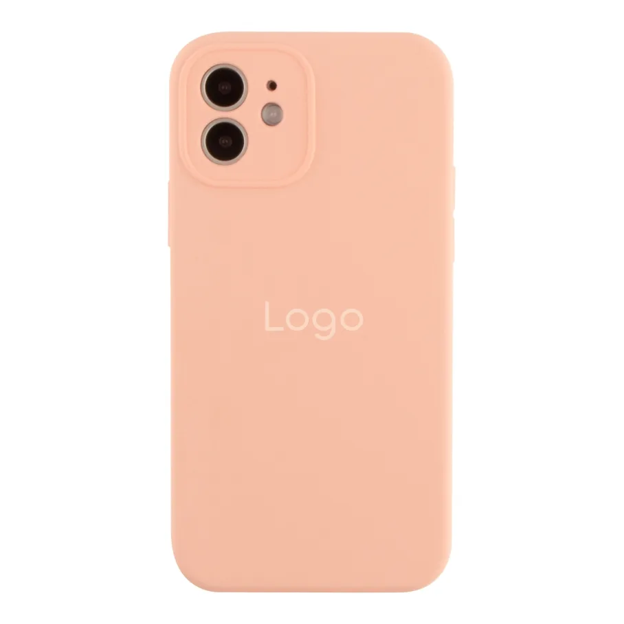 Чехол для iPhone 12, цвет грейпфрутовый