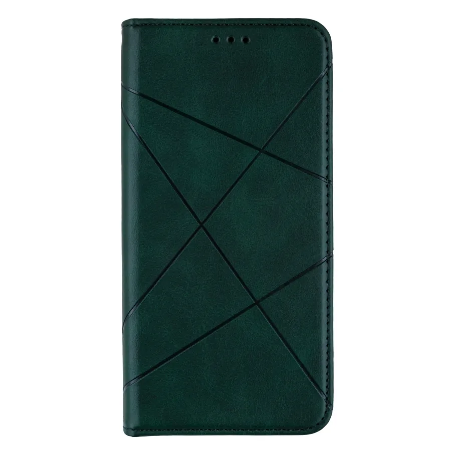 Чехол-книжка Business Leather для Samsung Galaxy A52, цвет зеленый
