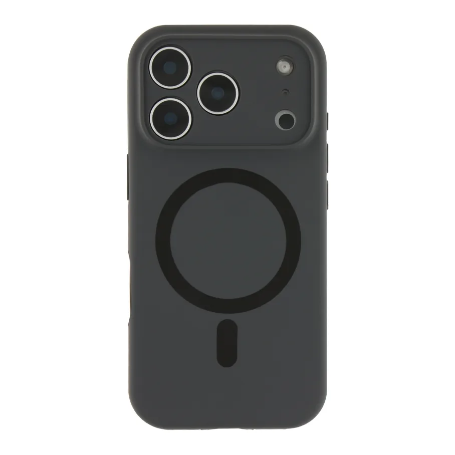 Чехол Glow Silicone Case Full Camera with Magsafe для iPhone 18 Pro Dark Grey