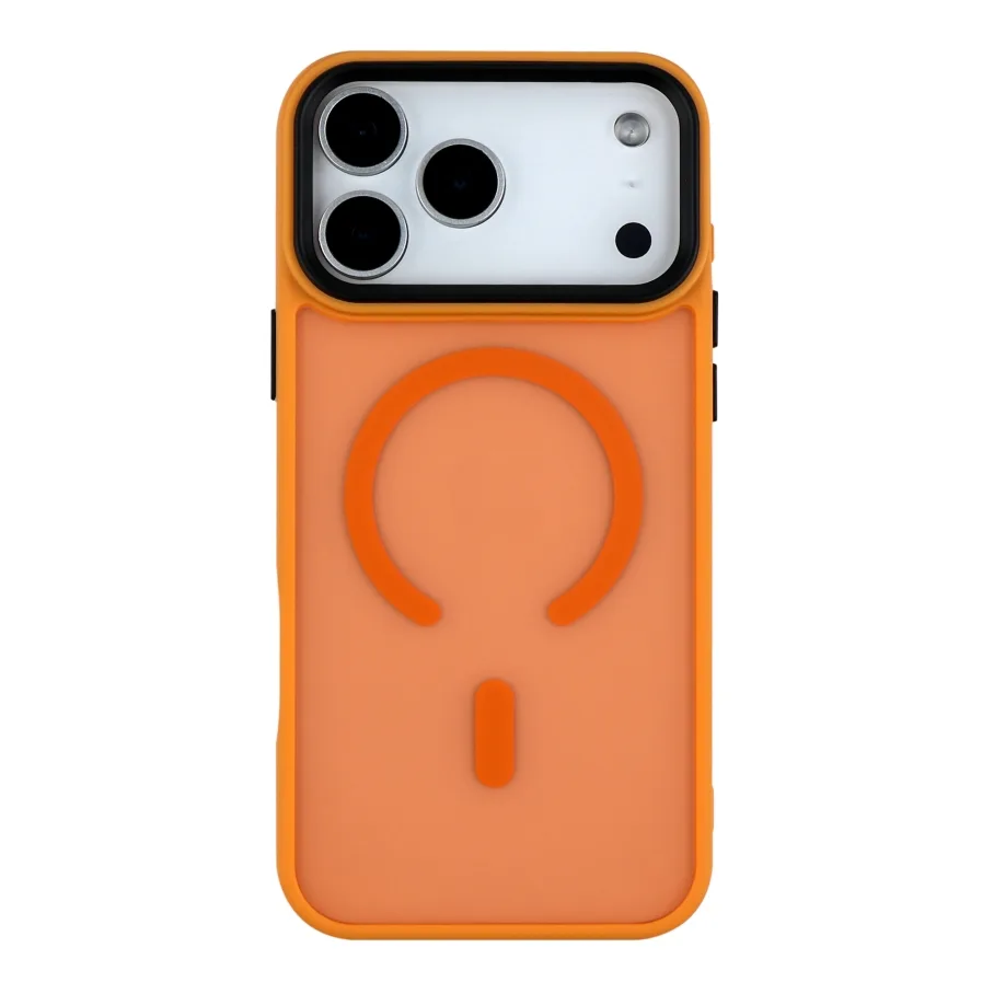 Чехол TPU+PC ShadowMat with MagSafe для iPhone 18 Pro Orange