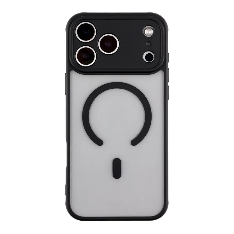 Чехол TPU+PC Anti Drop Full Camera with MagSafe-C для iPhone 18 Pro Max Black