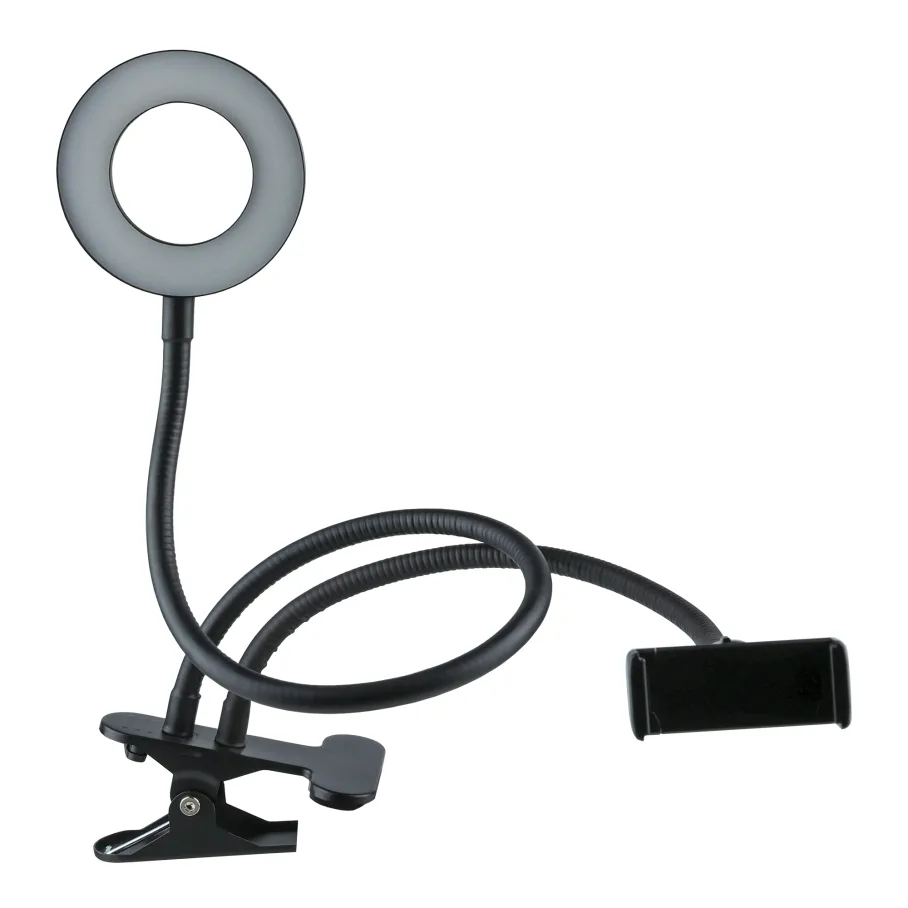 Лампа Fill Light 2 in 1 9cm на Прищепке, цвет черный