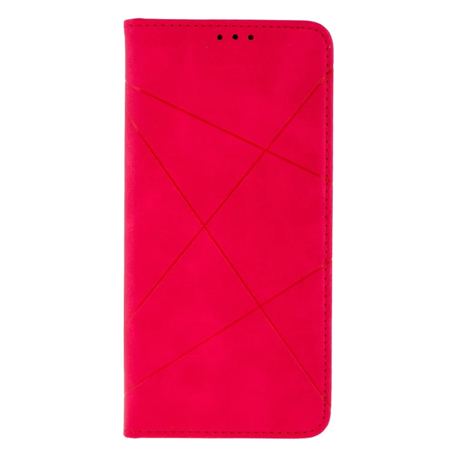 Чехол-книжка Business Leather для Samsung Galaxy A32 4G, цвет crimson