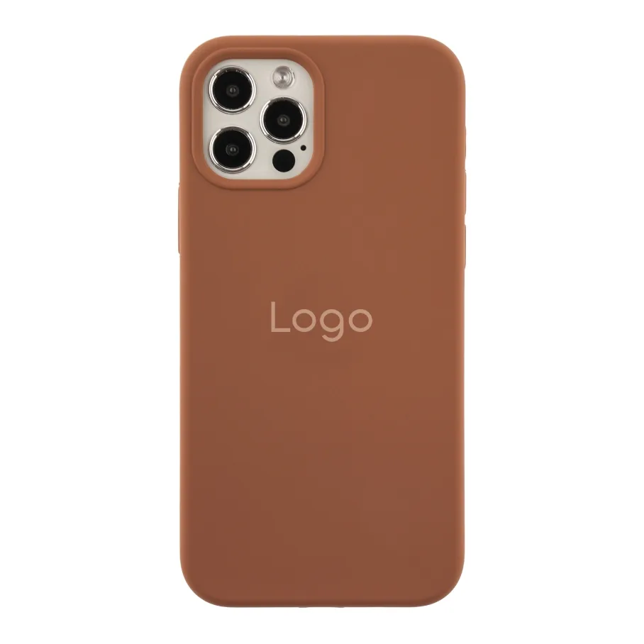 Чехол Silicone Case Full Size (AA) для iPhone 12 Pro Max 93.New Brown