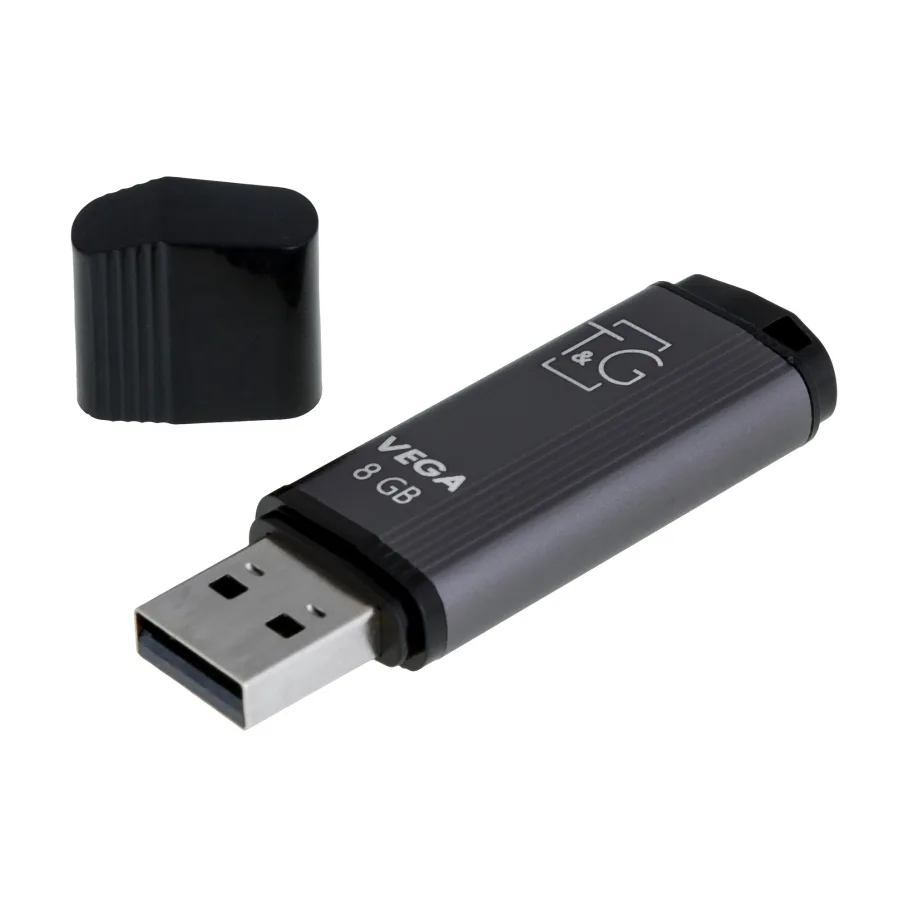 USB Flash Drive T&G 8gb Vega 121 Стальной