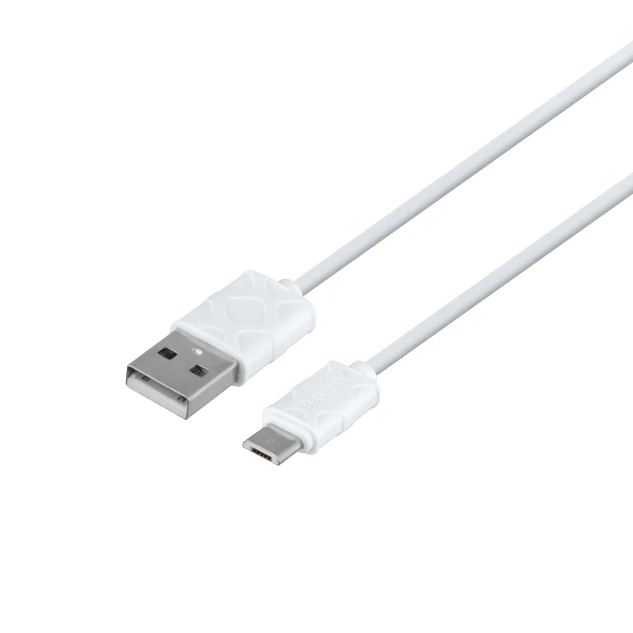 USB Baseus USB to Micro 2.1A CAMUN Белый, 02