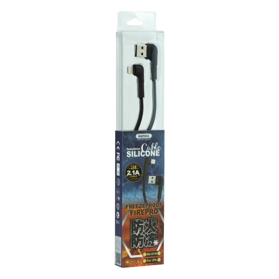 USB Remax RC-014i Tenky Lightning, цвет черный