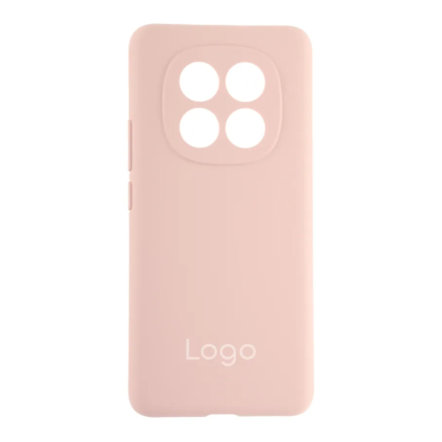 Чехол Liquid Silicone (AA) Full Camera для Xiaomi Redmi Note 15 4G/5G 19.Pink Sand
