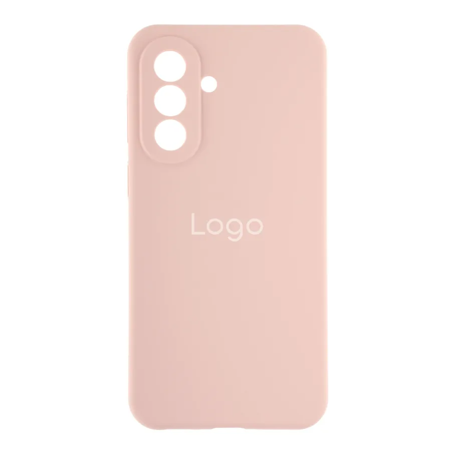 Чехол Liquid Silicone (AA) Full Camera для Samsung Galaxy A37 5G (A376) 19.Pink Sand